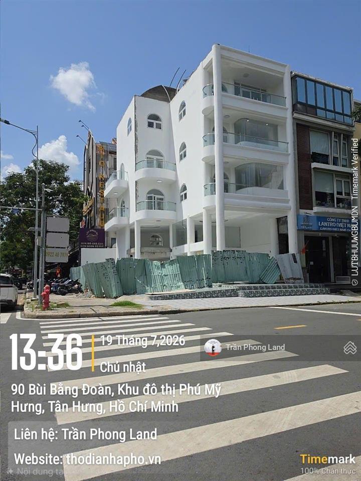 Chính chủ cho thuê nhà góc 2 mặt tiền 48 phan khiêm ích  bùi bằng đoàn, q7, 12x18.5m, 0908 140 ***