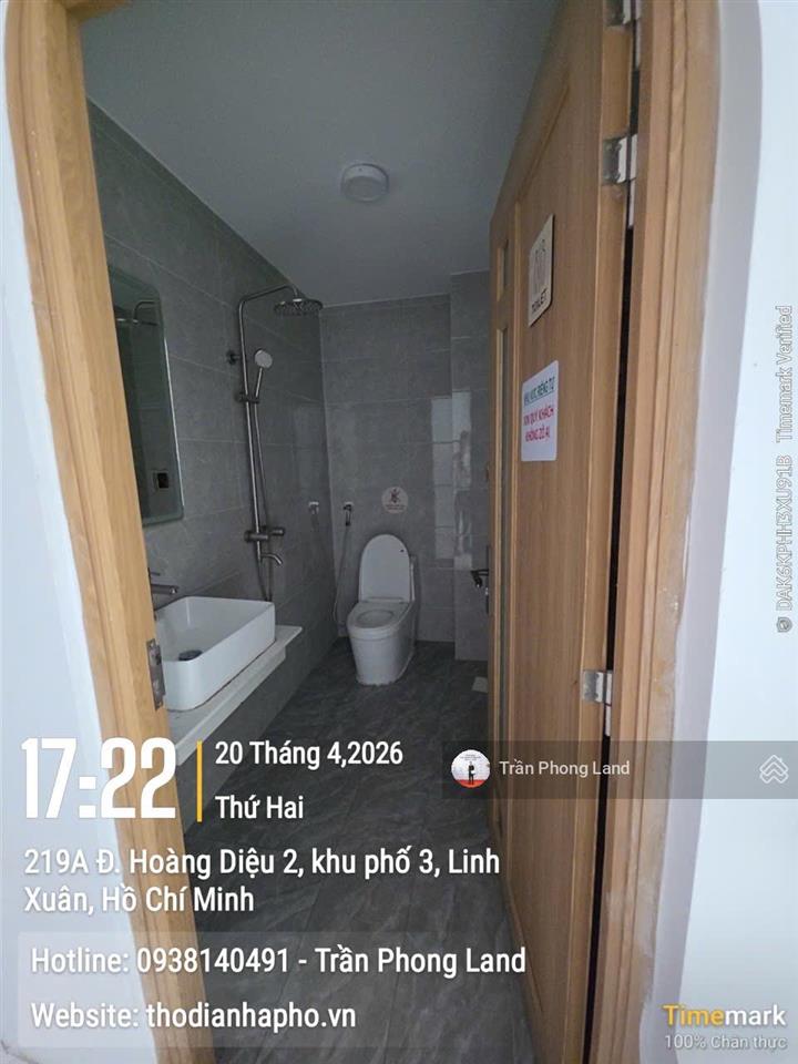 Chính chủ cho thuê nhà mặt tiền 213215 hoàng diệu 2, p. linh trung, tp. thủ đức, 8x25m, 0908 140 ***