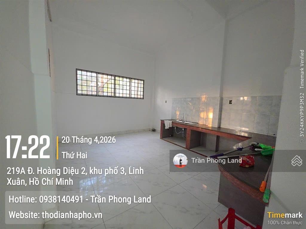 Chính chủ cho thuê nhà mặt tiền 213215 hoàng diệu 2, p. linh trung, tp. thủ đức, 8x25m, 0908 140 ***