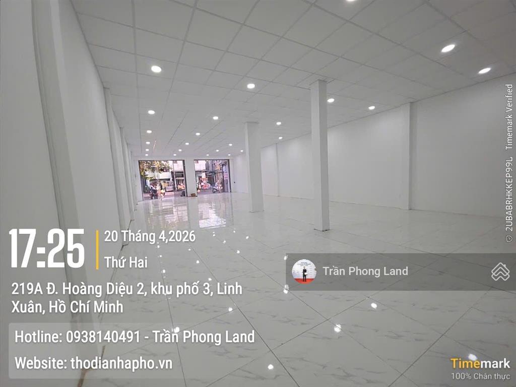 Chính chủ cho thuê nhà mặt tiền 213215 hoàng diệu 2, p. linh trung, tp. thủ đức, 8x25m, 0908 140 ***
