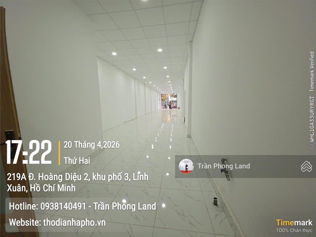 Chính chủ cho thuê nhà mặt tiền 213215 hoàng diệu 2, p. linh trung, tp. thủ đức, 8x25m, 0908 140 ***