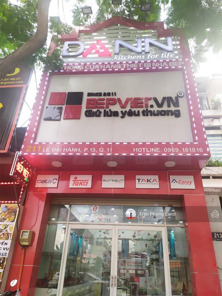 Chính chủ cho thuê nhà 2 mặt tiền 311 lê đại hành, p13, q11, 5.2x30m, trệt lửng 2 lầu, 0908 140 ***