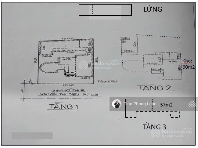 Chính chủ cho thuê nhà mặt tiền 34b nguyễn thị diệu, p. võ thị sáu, q3, 12.6x18.1m, 0908 140 ***