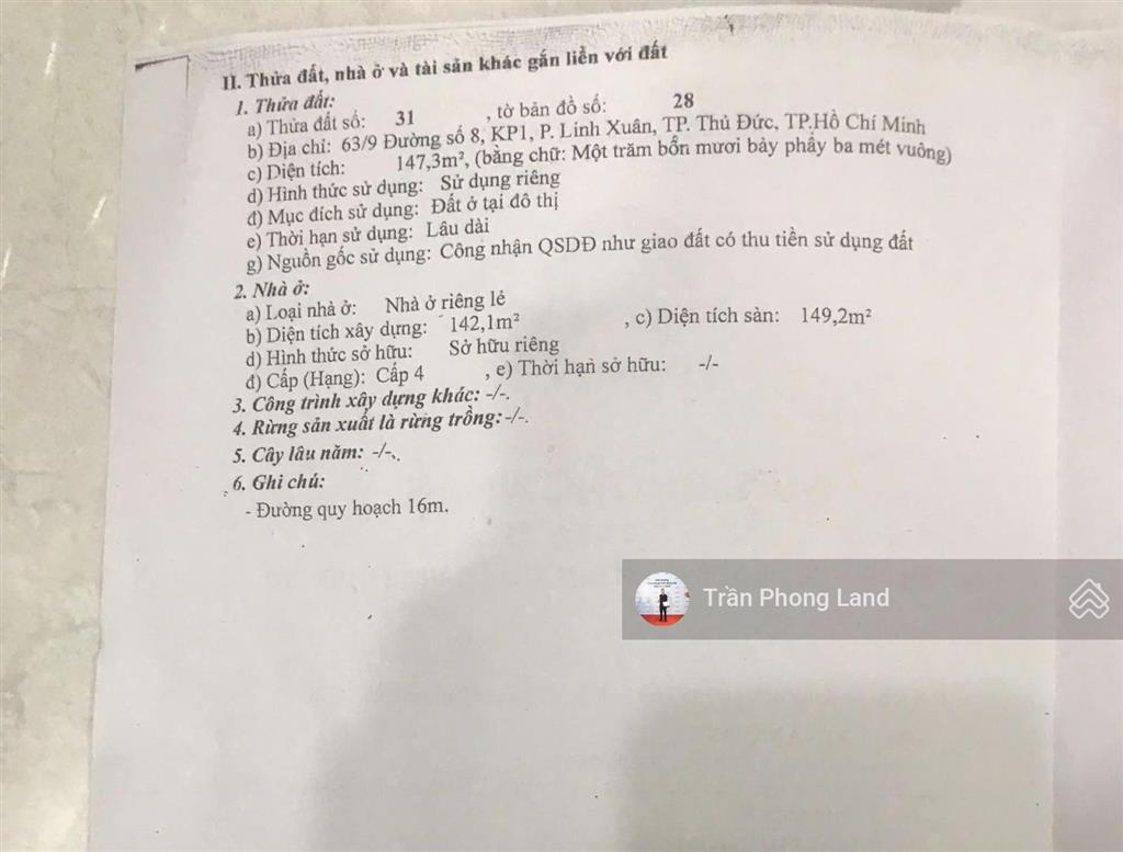Chính chủ gửi bán nhà hẻm xe hơi 63/9 đường số 8, p. linh xuân, tp. thủ đức, 6x25m, 0938 140 ***