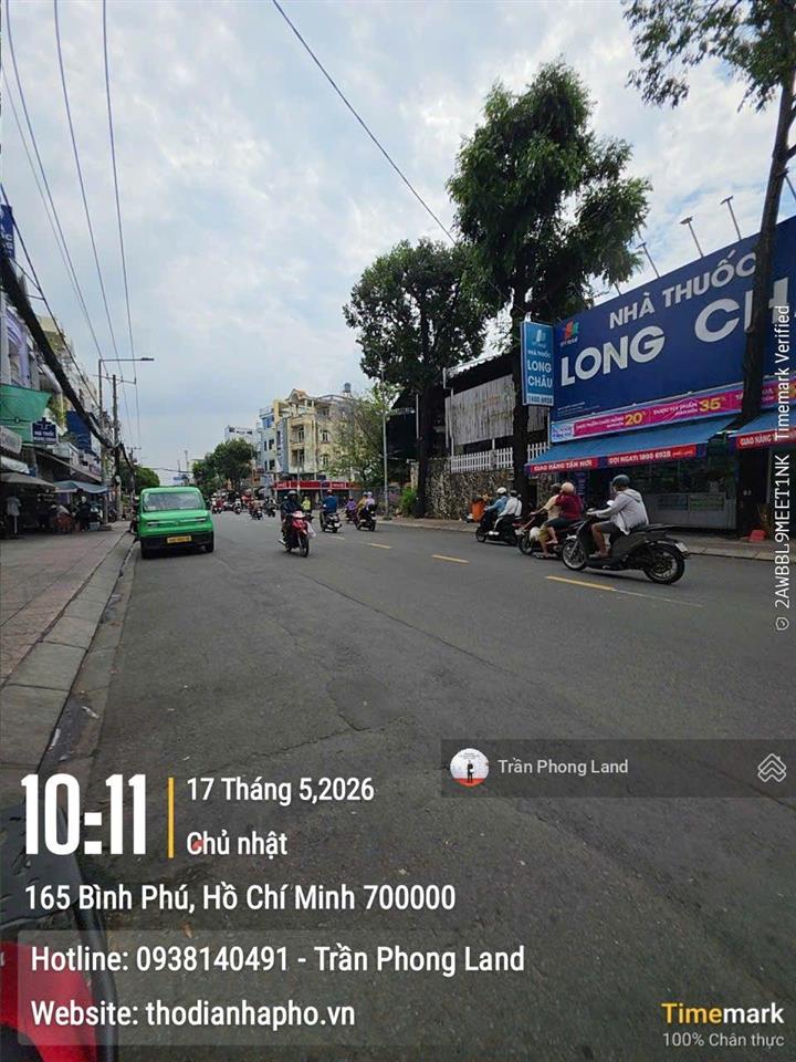 Chính chủ gửi bán nhà góc 2 mặt tiền 14 bình phú  đường số 10, p11, q6, 25x27m, 670m2, 0938 140 ***