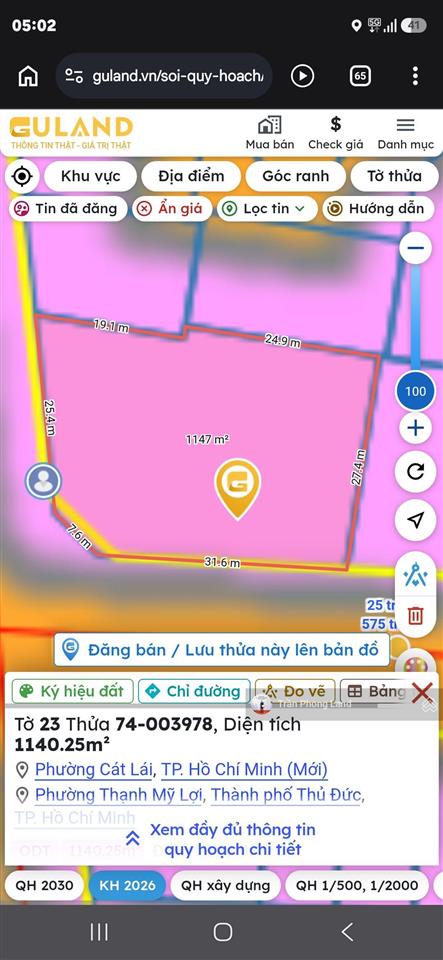 Chính chủ gửi cho thuê nhà góc 2 mặt tiền đường 103tml và vũ phương đề, q2, 1140.4m2, 0908 140 ***
