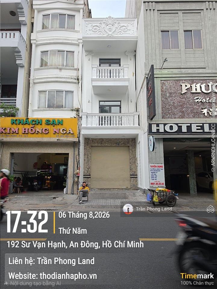 Chính chủ gửi bán nhà mặt tiền 176 sư vạn hạnh, p9, q5, 4x26m, 98.2m2, trệt 2 lầu st, 0938 140 ***