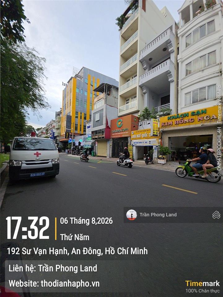 Chính chủ gửi bán nhà mặt tiền 176 sư vạn hạnh, p9, q5, 4x26m, 98.2m2, trệt 2 lầu st, 0938 140 ***