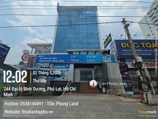 Chính chủ cho thuê nhà mặt tiền 244 đại lộ bình dương, tp. thủ dầu một, bd, 9.3x57m, 0908 140 ***