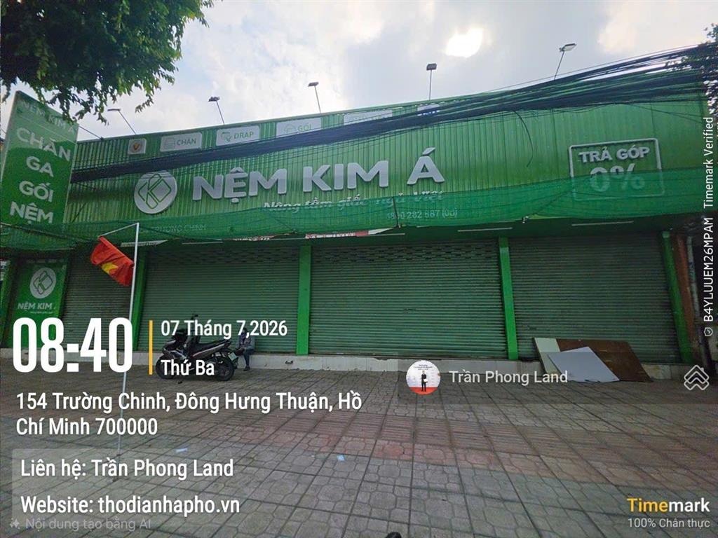 Chính chủ cho thuê nhà mặt tiền 154 trường chinh, p. tân hưng thuận, q12, 22x6m, 0908 140 ***