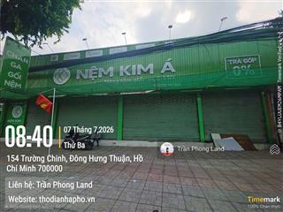 Chính chủ cho thuê nhà mặt tiền 154 trường chinh, p. tân hưng thuận, q12, 22x6m, 0908 140 ***