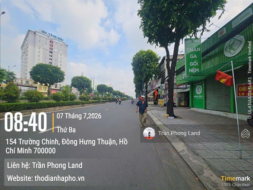Chính chủ cho thuê nhà mặt tiền 154 trường chinh, p. tân hưng thuận, q12, 22x6m, 0908 140 ***
