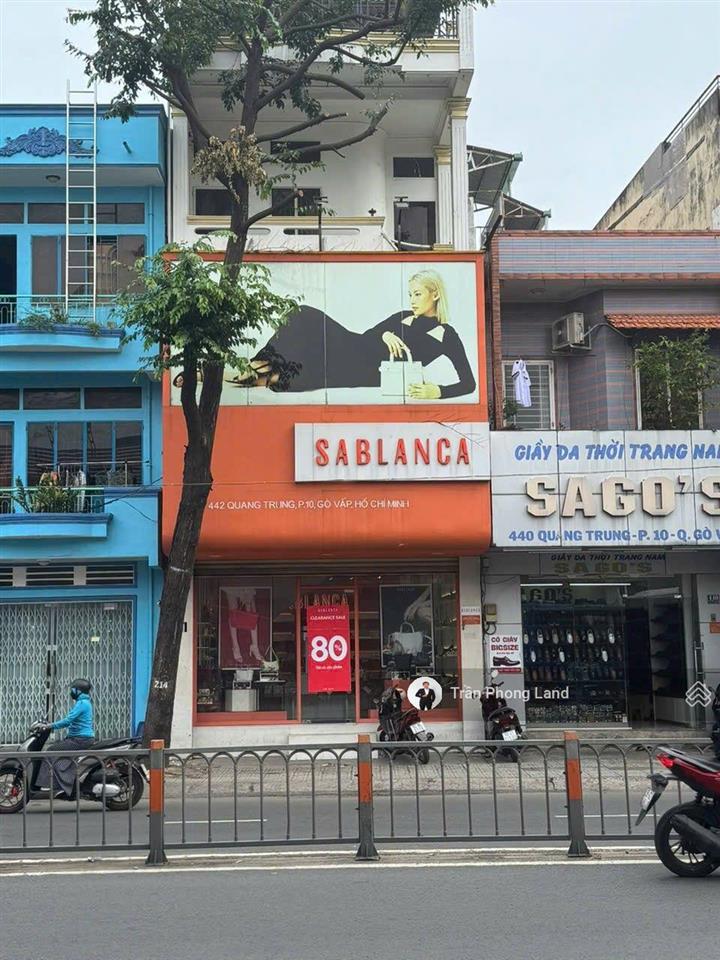 Chính chủ cho thuê nhà mặt tiền 442 quang trung, p10, q. gò vấp, 5x14.3m, trệt 2 lầu, 0908 140 ***