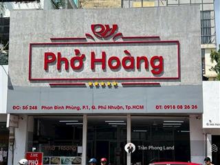 Chính chủ gửi cho thuê nhà mặt tiền 248248e248f phan đình phùng, p1, q. phú nhuận, 0908 140 ***