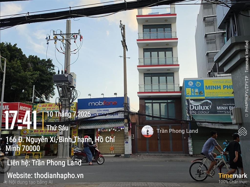 Chính chủ gửi cho thuê nhà mặt tiền 189 nguyễn xí, p26, q. bình thạnh, 5.2x34m, 0908 140 ***