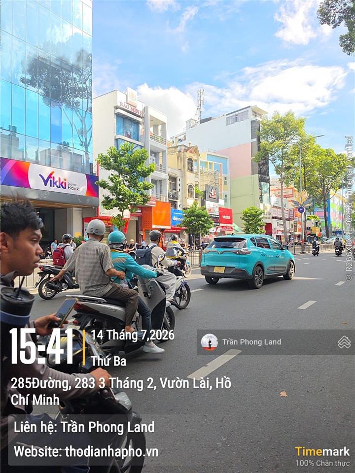 Chính chủ gửi cho thuê nhà mặt tiền 275 ba tháng hai, p10, q10, 3x25m, trệt 2 lầu, 0908 140 ***