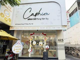 Chính chủ gửi cho thuê nhà góc 2 mặt tiền 623 quang trung, p11, q. gò vấp, 6x20m, 0908 140 ***
