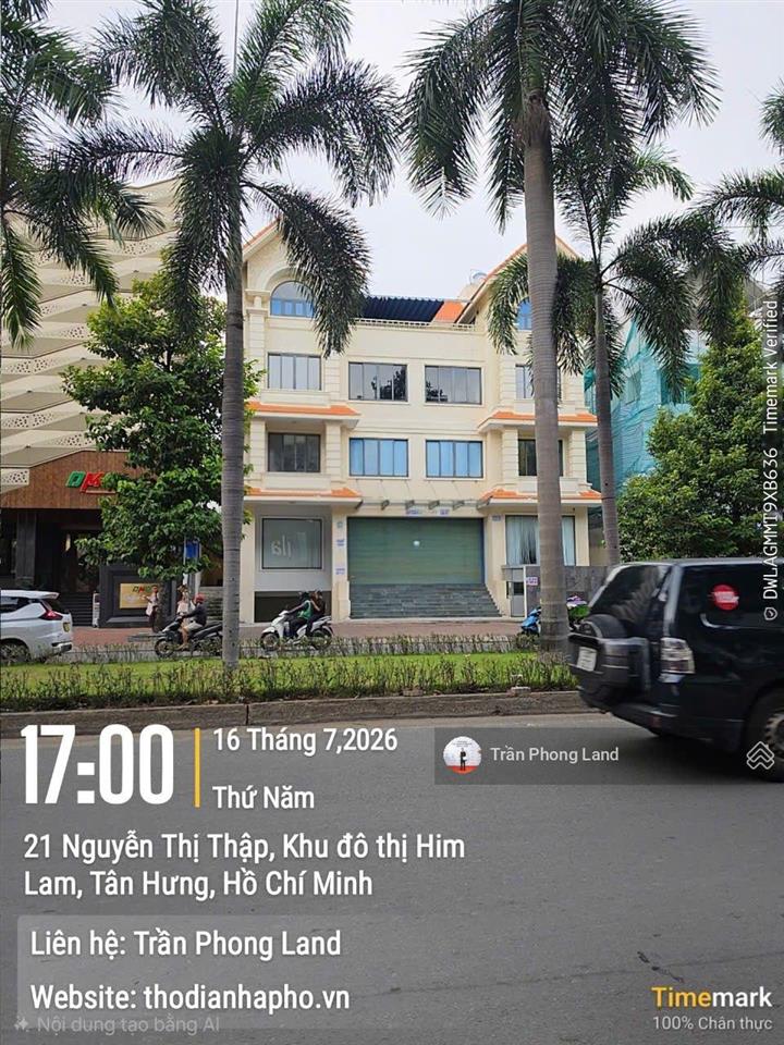 Chính chủ gửi cho thuê nhà mặt tiền 8486 nguyễn thị thập, kdc himlam, p. tân hưng, q7, 0908 140 ***