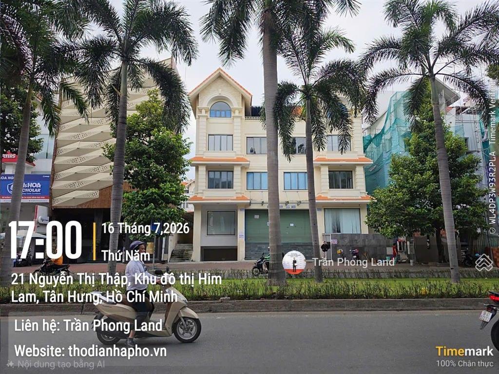 Chính chủ gửi cho thuê nhà mặt tiền 8486 nguyễn thị thập, kdc himlam, p. tân hưng, q7, 0908 140 ***