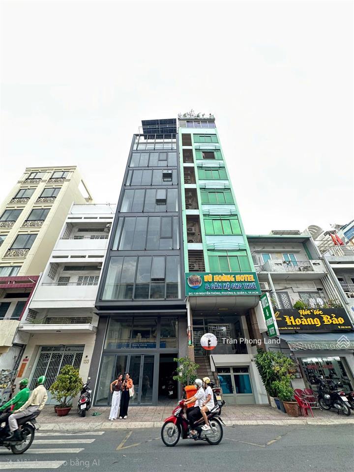 Chính chủ gửi cho thuê nhà mặt tiền 135137 nguyễn thông, q3, 5.4x18m, trệt lửng 6 lầu, 0908 140 ***