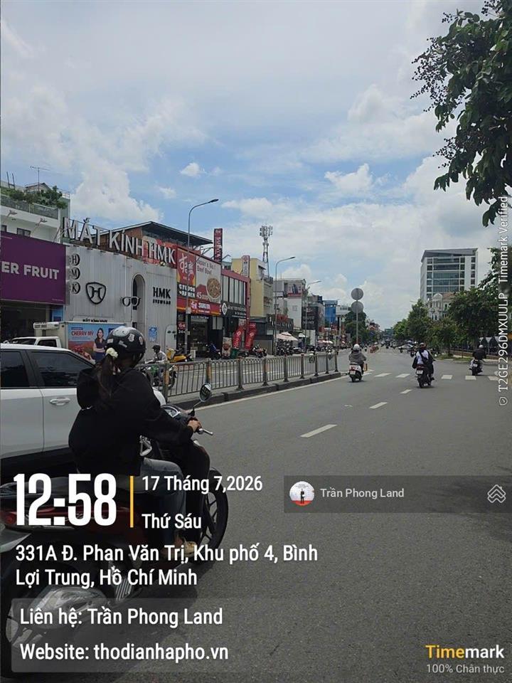 Chính chủ gửi cho thuê nhà mặt tiền 447 phan văn trị, q. gò vấp, 7.5x25m, trệt 2 lầu, 0908 140 ***