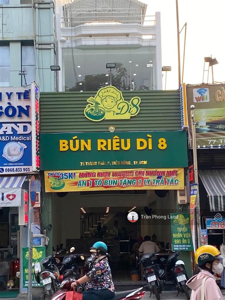 Chính chủ gửi bán nhà mặt tiền 75 thành thái, p14, q10, 4.1x33m, trệt lửng 2 lầu, 0938 140 ***