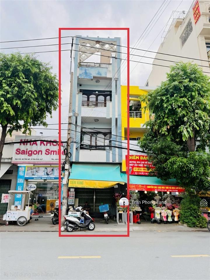 Chính chủ gửi cho thuê nhà mặt tiền 54 tân mỹ, p. tân phú, q7, 4x20m, trệt 2 lầu, 0908 140 ***