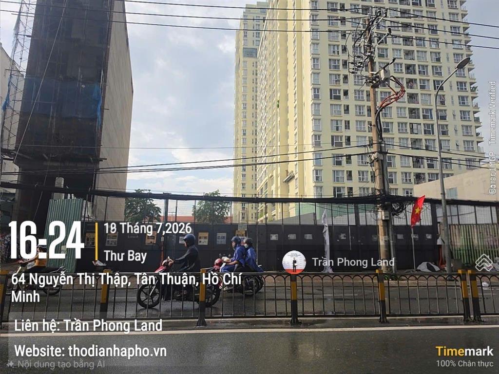 Chính chủ gửi cho thuê đất mặt tiền 6062a nguyễn thị thập, p. bình thuận, q7, 20x55m, 0908 140 ***