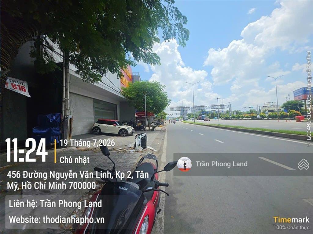 Chính chủ gửi bán nhà mặt tiền 456 nguyễn văn linh, p. tân phú, q7, 16x9m, 136m2, 0938 140 ***