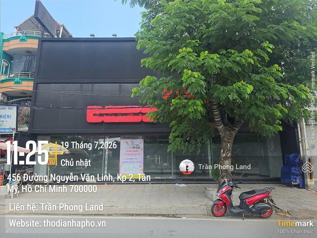 Chính chủ gửi bán nhà mặt tiền 456 nguyễn văn linh, p. tân phú, q7, 16x9m, 136m2, 0938 140 ***