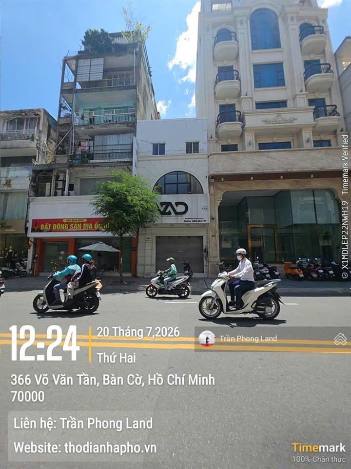 Chính chủ gửi cho thuê nhà mặt tiền 360 võ văn tần, p5, q3, 5.5x18m, trệt 2 lầu, 0908 140 ***
