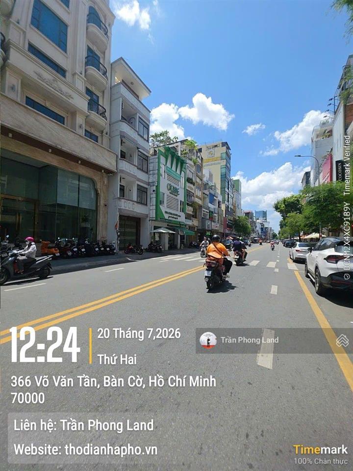 Chính chủ gửi cho thuê nhà mặt tiền 360 võ văn tần, p5, q3, 5.5x18m, trệt 2 lầu, 0908 140 ***
