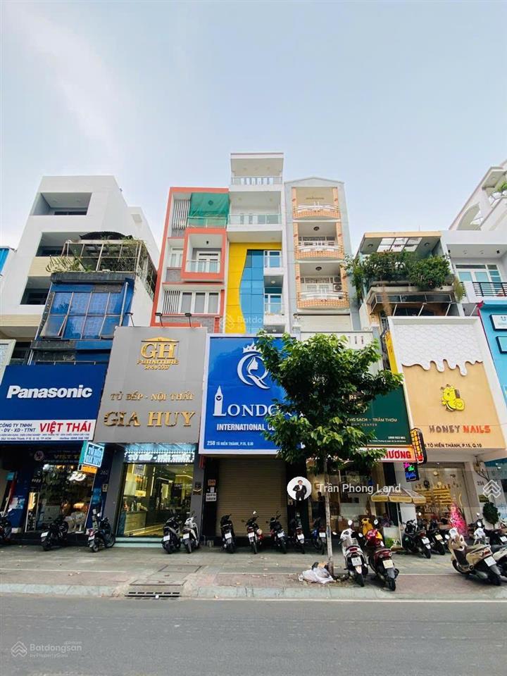Chính chủ cho thuê nhà mặt tiền 258 tô hiến thành, p15, q10, 4x20m, trệt 5 lầu tm, 0908 140 ***