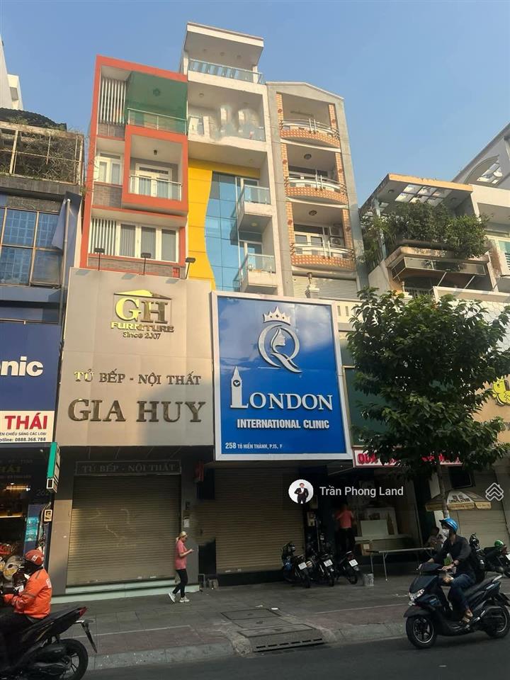 Chính chủ cho thuê nhà mặt tiền 258 tô hiến thành, p15, q10, 4x20m, trệt 5 lầu tm, 0908 140 ***