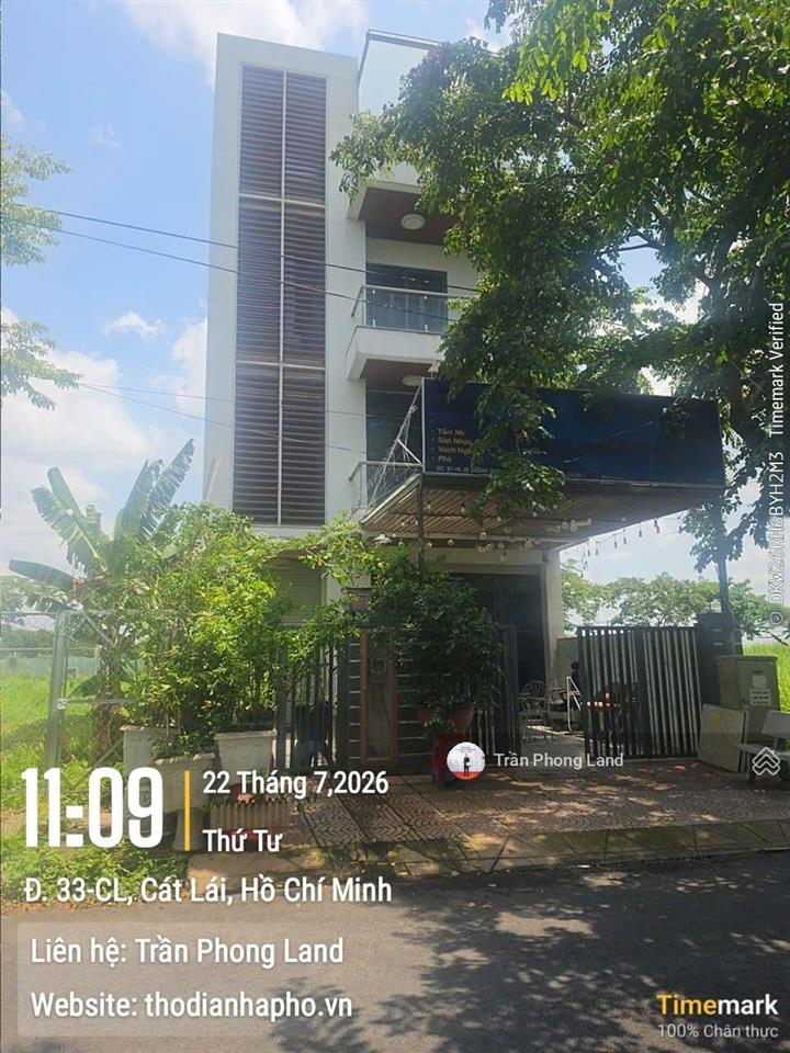 Chính chủ gửi bán nhà mặt tiền đường 32cl, p. cát lái, q2, 7x17m, 119m2, trệt 3 lầu, 0938 140 ***