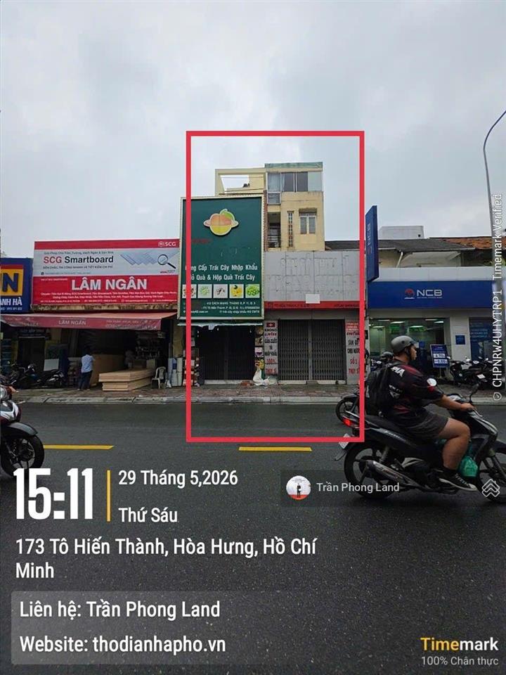 Chính chủ gửi cho thuê nhà mặt tiền 175 tô hiến thành, q10, 7.7x17m, trệt lửng 2 lầu, 0908 140 ***