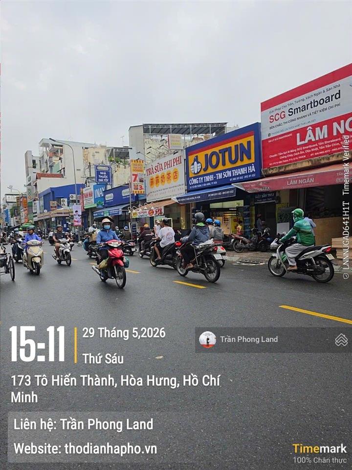 Chính chủ gửi cho thuê nhà mặt tiền 175 tô hiến thành, q10, 7.7x17m, trệt lửng 2 lầu, 0908 140 ***