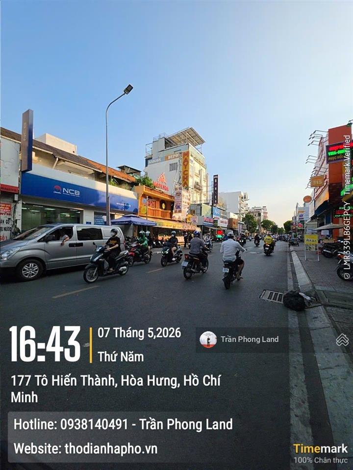 Chính chủ gửi cho thuê nhà mặt tiền 175 tô hiến thành, q10, 7.7x17m, trệt lửng 2 lầu, 0908 140 ***