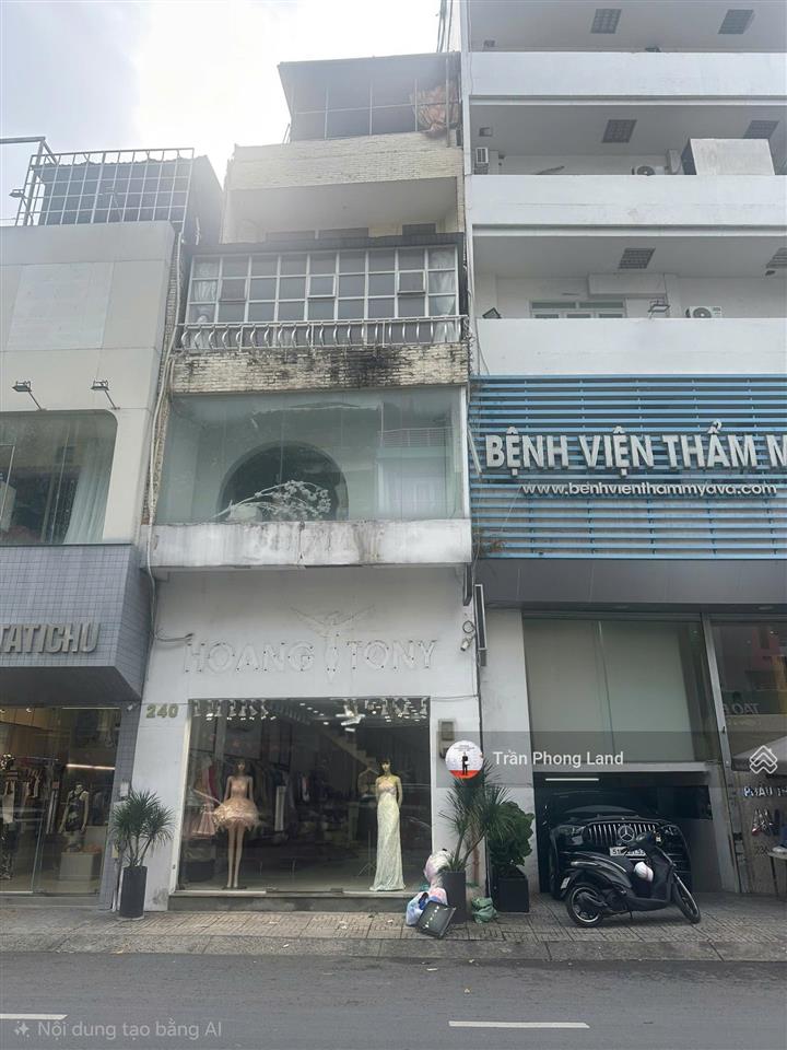 Chính chủ gửi cho thuê nhà mặt tiền 240 võ văn tần, p5, q3, 5x12m, trệt lửng 3 lầu, 0908 140 ***
