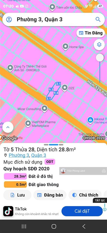 Chính chủ gửi bán nhà hẻm xe hơi 541/17 điện biên phủ, p3, q3, 3.1x9.4m, trệt 2 lầu, 0938 140 ***