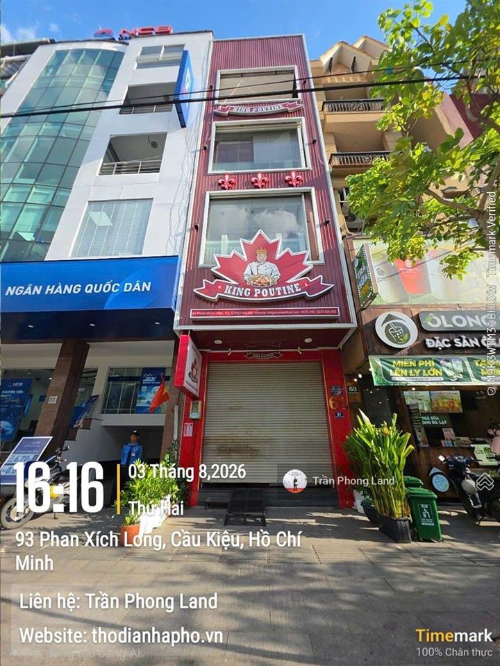 Chính chủ cho thuê nhà mặt tiền 61 phan xích long, p2, q.phú nhuận, 4x18m, trệt 4 lầu, 0908 140 ***