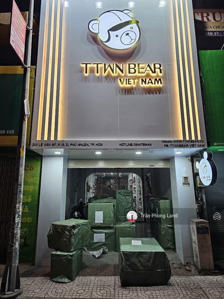 Chính chủ gửi cho thuê nhà mặt tiền 203 lê văn sỹ, p13, q. phú nhuận, 4x25m, trệt + lầu, 0908 140 ***