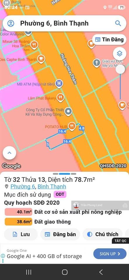 Chính chủ gửi cho thuê nhà mặt tiền 1b hoàng hoa thám, p7, q. bình thạnh, 5x16.5m, 0908 140 ***