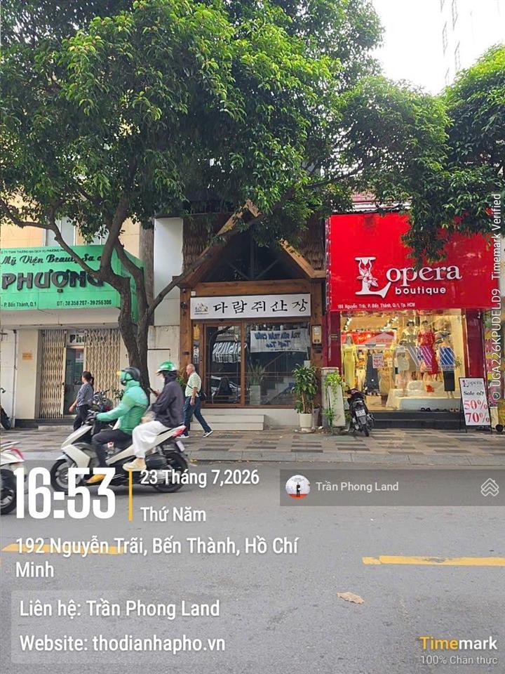 Chính chủ gửi cho thuê nhà mặt tiền 190 nguyễn trãi, p. bến thành, q1, 4.2x18m, 0908 140 ***