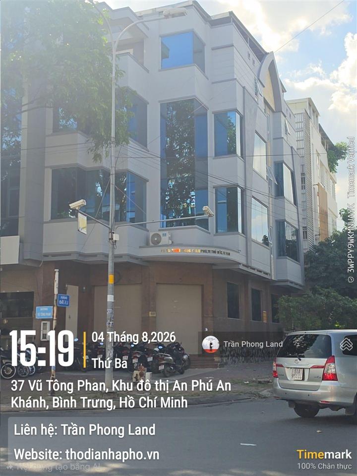 Chính chủ cho thuê nhà góc 2 mặt tiền 44 vũ tông phan, p. an phú, q2, 5x20m, hầm 4 lầu, 0908 140 ***