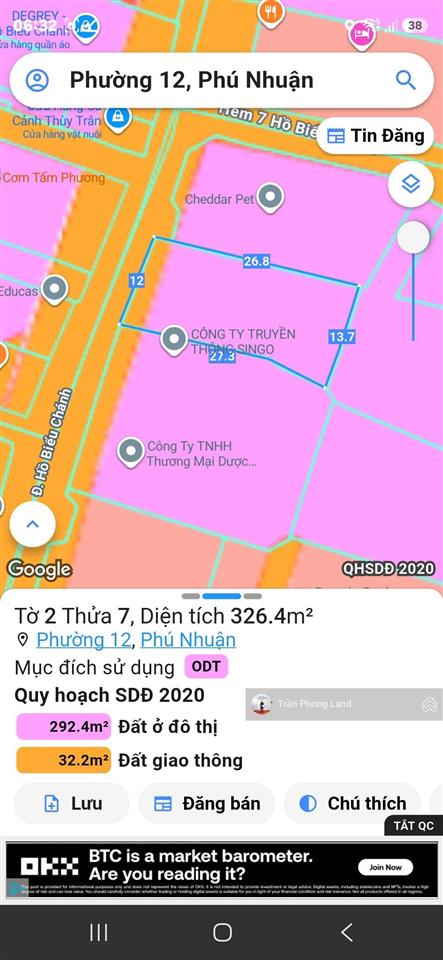 Chính chủ gửi bán nhà mặt tiền 11 hồ biểu chánh, p11, q. phú nhuận, 12(13)x27m, 276.6m2, 0938 140 ***