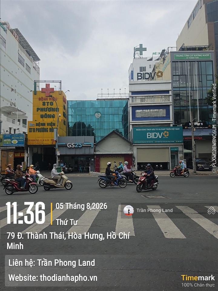 Chính chủ cho thuê nhà mặt tiền 83 thành thái, p14, q10, 5x20m, trệt lửng 2 lầu, 0908 140 ***