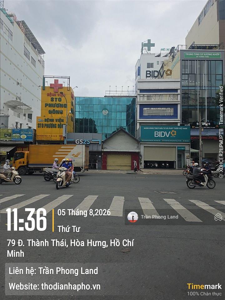 Chính chủ cho thuê nhà mặt tiền 83 thành thái, p14, q10, 5x20m, trệt lửng 2 lầu, 0908 140 ***