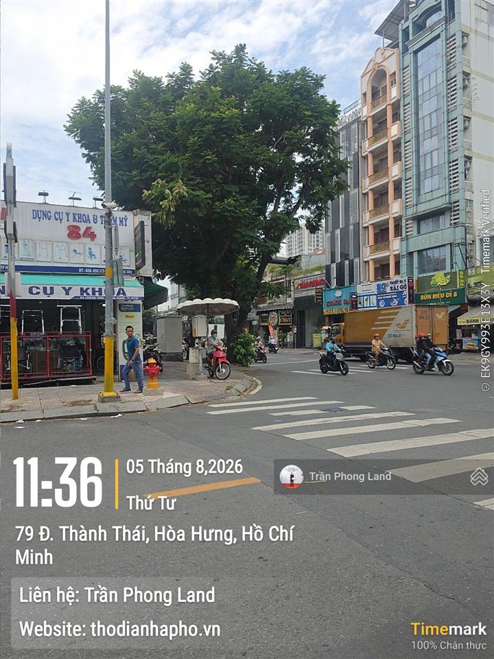Chính chủ cho thuê nhà mặt tiền 83 thành thái, p14, q10, 5x20m, trệt lửng 2 lầu, 0908 140 ***