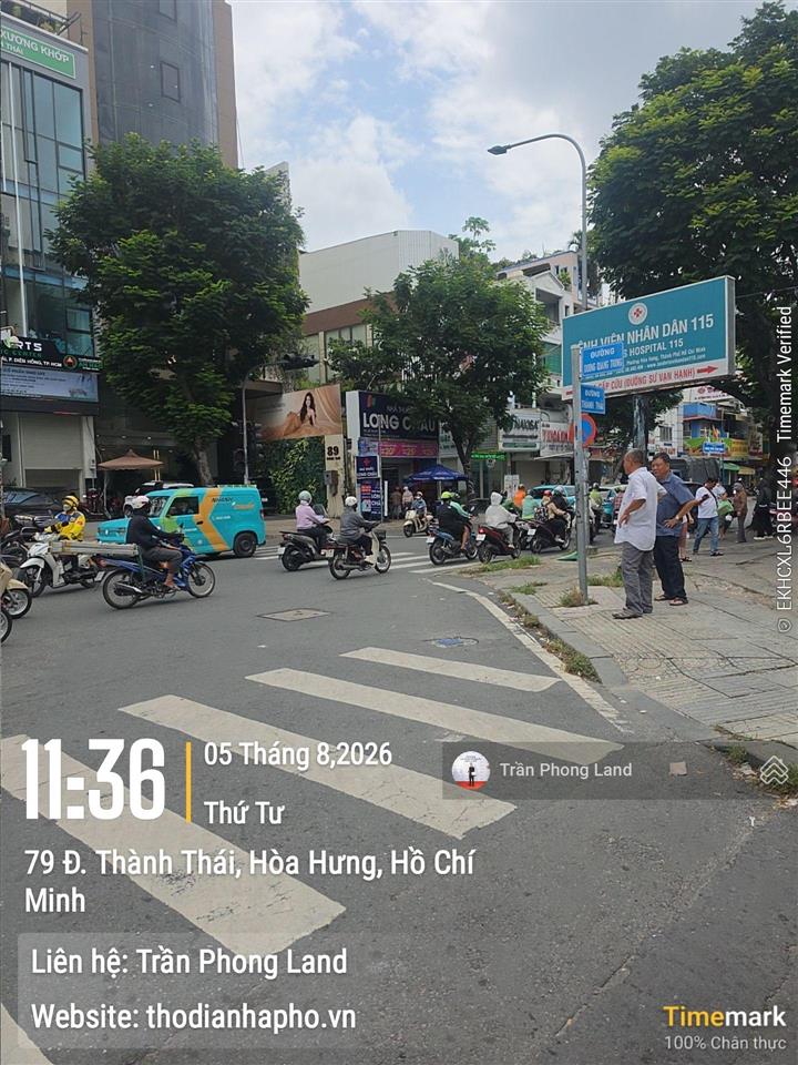 Chính chủ cho thuê nhà mặt tiền 83 thành thái, p14, q10, 5x20m, trệt lửng 2 lầu, 0908 140 ***